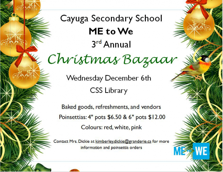 Christmas Bazaar Flyer